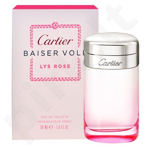 Cartier Baiser Vole Lys Rose, tualetinis vanduo moterims, 50ml