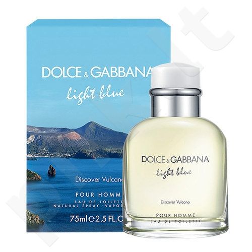 Dolce&Gabbana Light Blue Discover Vulcano Pour Homme, tualetinis vanduo vyrams, 125ml