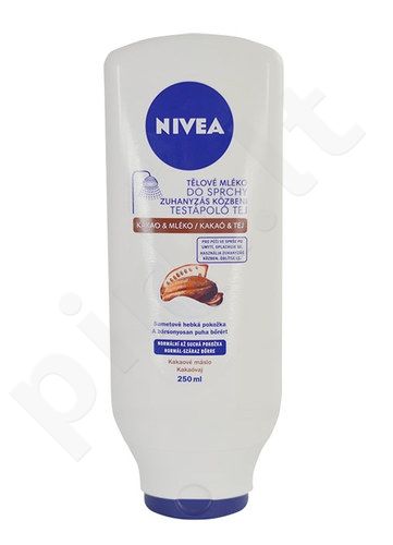 Nivea Shower Milk, Cocoa & Milk, kūno pienelis dušui moterims, 250ml