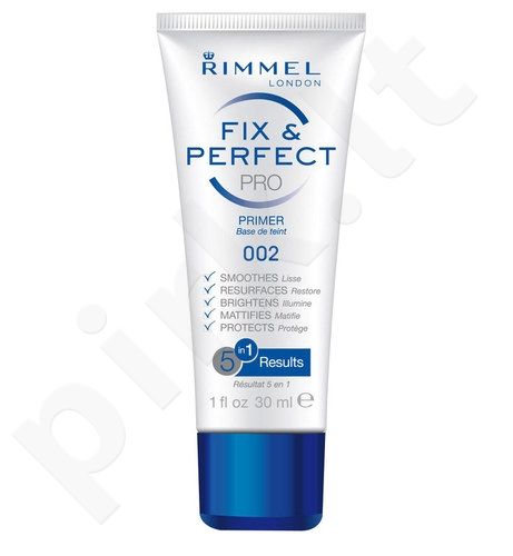 Rimmel London Fix & Perfect PRO, makiažo pagrindo bazė moterims, 30ml