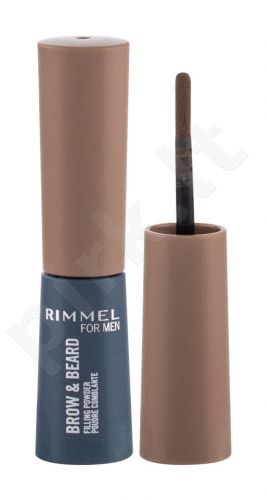 Rimmel London For Men, Brow & Beard, Eyebrow kompaktinė pudra vyrams, 0,7g, (001 Blond)