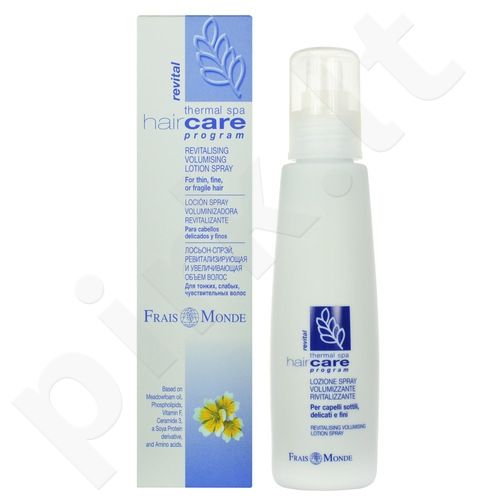 Frais Monde Hair Care, Revitalising Volumising Lotion Spray, plaukų apimčiai didinti moterims, 125ml
