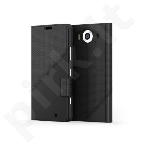 Microsoft 950 Lumia dėklas atverčiamas į šoną Mozo juodas
