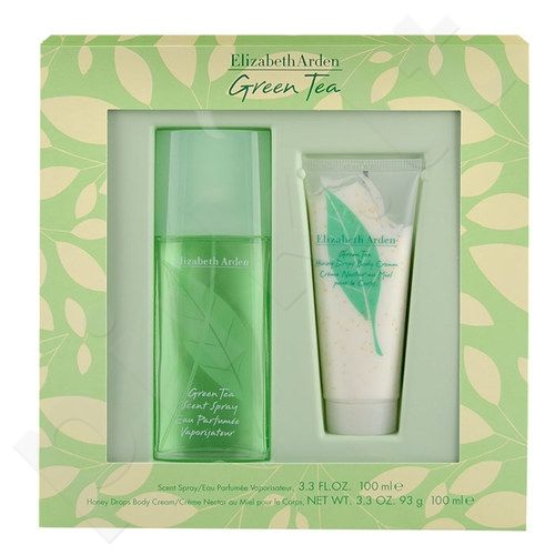 Elizabeth Arden Green Tea, rinkinys kvapusis vanduo moterims, (EDP 100ml + 100m kūno kremas Honey Drops)