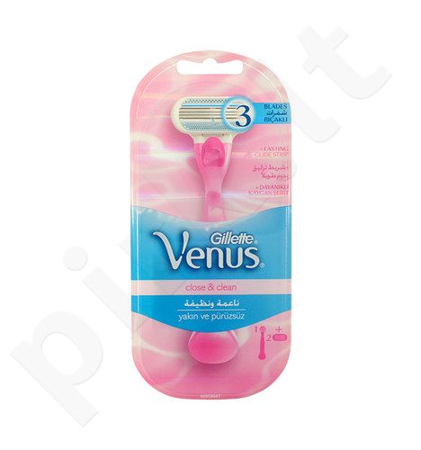 Gillette Venus, Close & Clean, skutimosi peiliukai moterims, 1pc