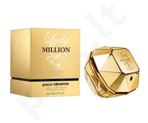 Paco Rabanne Lady Million, Absolutely Gold, Perfume moterims, 80ml,  (Testeris) - Pirk.lt parduotuvė