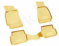 Guminiai kilimėliai 3D SKODA Superb 2015->, 4 pcs. /L57004B /beige