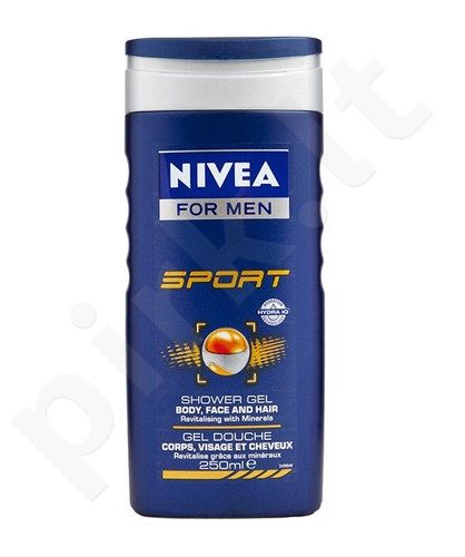 Nivea Men Sport, dušo želė vyrams, 250ml