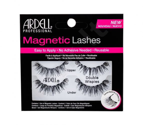 Ardell Magnetic Lashes, Double Wispies, dirbtinės blakstienos moterims, 1pc, (Black)