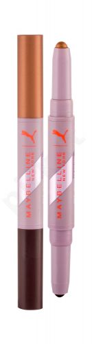 Maybelline Puma X Maybelline, Matte + Metallic Eye Duo Stick, akių šešėliai moterims, 1,65g, (05 Heat + Flash)