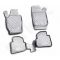 Guminiai kilimėliai 3D SKODA Roomster 2006-2015, 4 pcs. /L57008G /gray