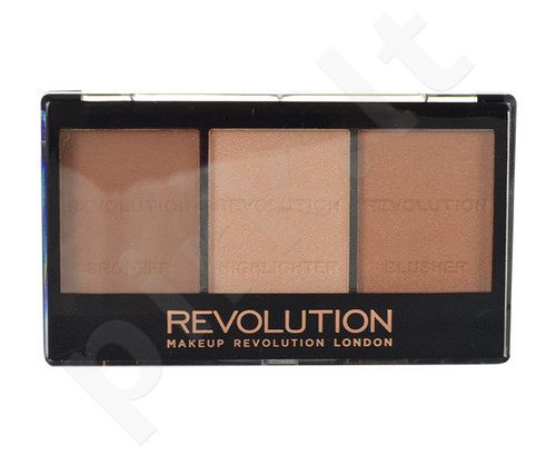 Makeup Revolution London Ultra Sculpt & Contour Kit, bronzantas moterims, 11g, (C04 Ultra Light/Medium)