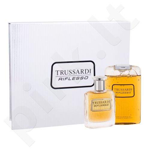 Trussardi Riflesso, rinkinys tualetinis vanduo vyrams, (EDT 100 ml + dušo  želė 200 ml) - Pirk.lt parduotuvė