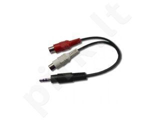 Gembird kabelis audio stereo minijack -> 2x RCA (CINCH) F 0,2M