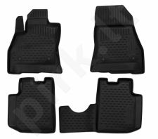 Kilimėliai 3D FIAT 500L 2016-> hb, 4 pcs. black /L18014
