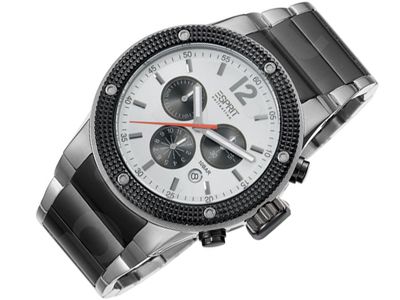 Esprit EL101281F06 Anteros Silver vyriškas laikrodis-chronometras