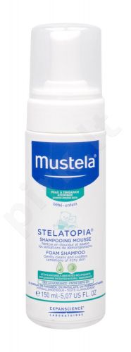 Mustela Bébé Stelatopia, Foam Shampoo, šampūnas vaikams, 150ml
