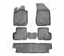 Guminiai kilimėliai 3D DACIA Logan 2004-2012, 4 pcs. /L11008G /gray