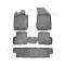 Guminiai kilimėliai 3D DACIA Logan 2004-2012, 4 pcs. /L11008G /gray