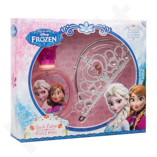 Disney Frozen, rinkinys tualetinis vanduo vaikams, (EDT 100 ml + Crown)
