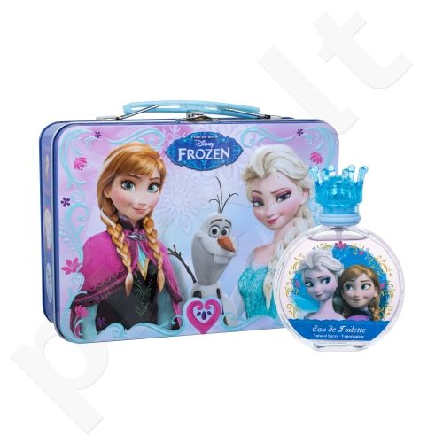 Disney Frozen, rinkinys tualetinis vanduo vaikams, (EDT 100 ml + metal box)
