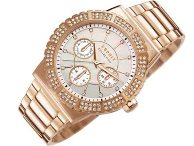 Esprit EL102062F05 Angelia Rose Gold moteriškas laikrodis