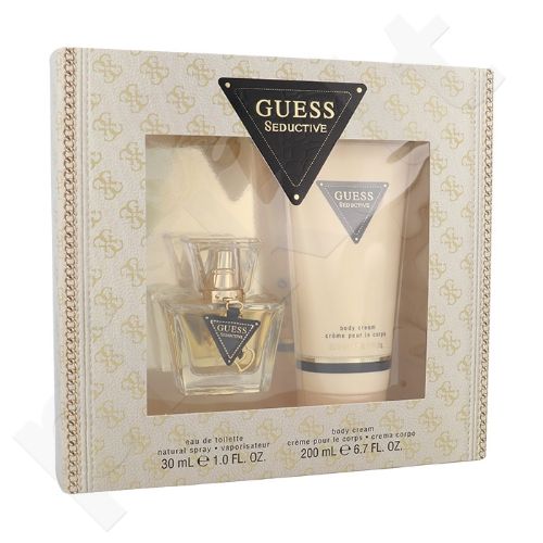 GUESS Seductive, rinkinys tualetinis vanduo moterims, (EDT 30ml + 200ml kūno kremas)