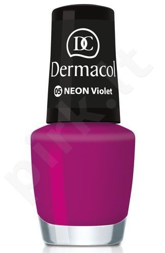 Dermacol Neon, nagų lakas moterims, 5ml, (12 Love)