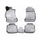 Guminiai kilimėliai 3D SUBARU Forester 2013->, 4 pcs. /L59001G /gray