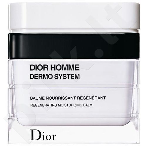 Christian Dior Homme Dermo System, Regenerating Moisturizing Balm, dieninis kremas vyrams, 50ml