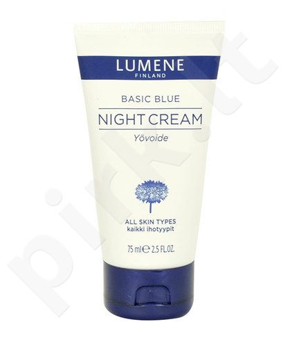 Lumene Basic Blue, naktinis kremas moterims, 75ml