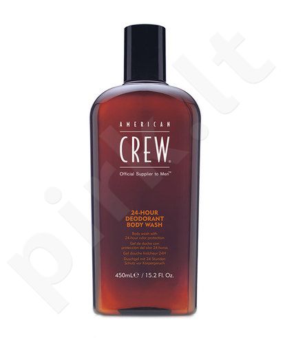 American Crew 24-Hour, Deodorant Body Wash, dušo želė vyrams, 450ml