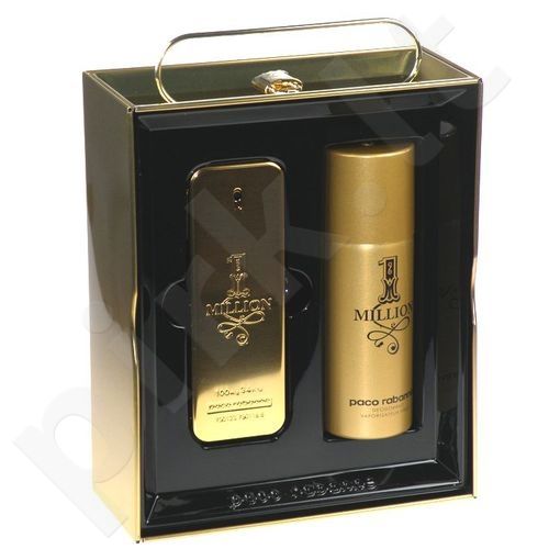 Paco Rabanne 1 Million, rinkinys tualetinis vanduo vyrams, (EDT 100ml + 150ml dezodorantas)