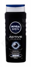 Nivea Men Active Clean, dušo želė vyrams, 500ml
