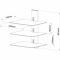 ART Triple Sieninis Shelf D-51N 30KG to DVD/TUNER OEM