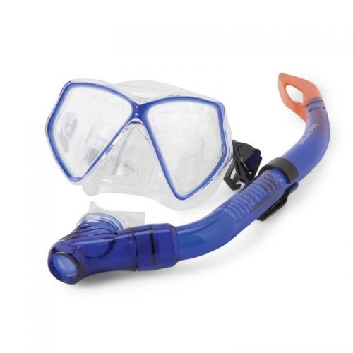 Nardymo kaukė su vamzdeliu Rucanor Diving Set Egmond Junior mėlyna