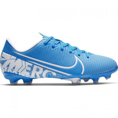 Futbolo bateliai Nike Mercurial Vapor 13 Academy FG/MG JR AT8123 414 mėlyni  - Pirk.lt parduotuvė