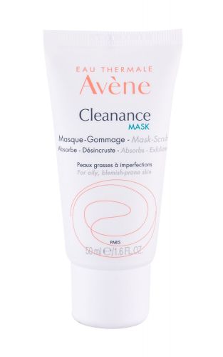 Avene Cleanance, Scrub Mask, pilingas moterims, 50ml