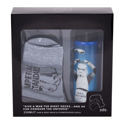 Star Wars Stormtrooper, rinkinys dezodorantas vaikams, (dezodorantas 250 ml + Socks)