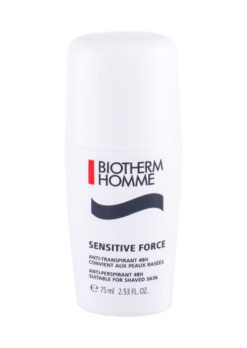Biotherm Homme, Sensitive Force, antiperspirantas vyrams, 75ml