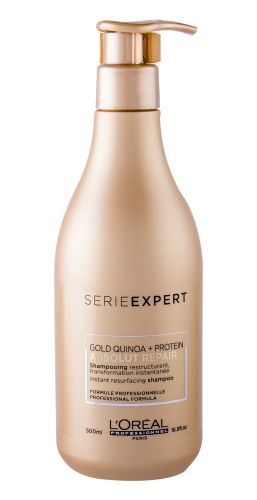L´Oréal Professionnel Série Expert, Absolut Repair Gold Quinoa + Protein, šampūnas moterims, 500ml