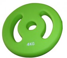 Svoris štangai 4kg neopren./su rank.