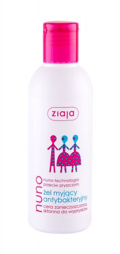 Ziaja Nuno, Antibacterial Face Gel, prausiamoji želė moterims ir vyrams, 200ml