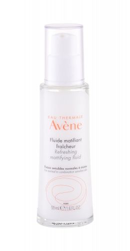Avene Sensitive Skin, Refreshing Mattifying Fluid, veido želė moterims, 50ml
