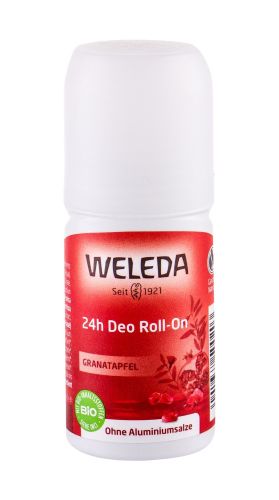 Weleda Pomegranate, 24h Roll-On, dezodorantas moterims, 50ml