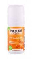 Weleda Sea Buckthorn, 24h Roll-On, dezodorantas moterims, 50ml