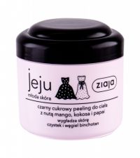 Ziaja Jeju, Black Sugar Body Scrub, kūno pilingas moterims, 200ml