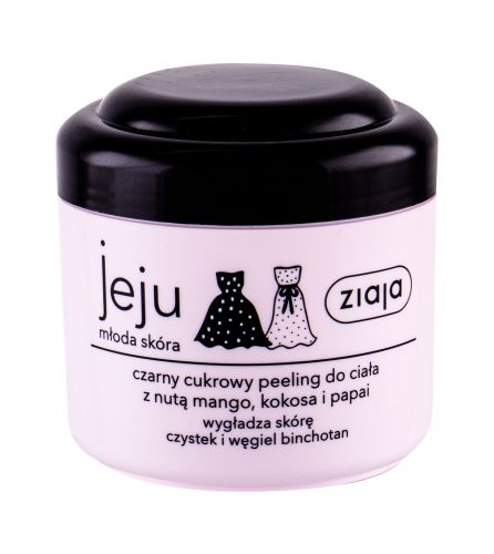 Ziaja Jeju, Black Sugar Body Scrub, kūno pilingas moterims, 200ml