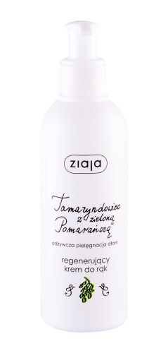 Ziaja Hand Cream, Tamarind & Green Orange, rankų kremas moterims ir vyrams, 200ml