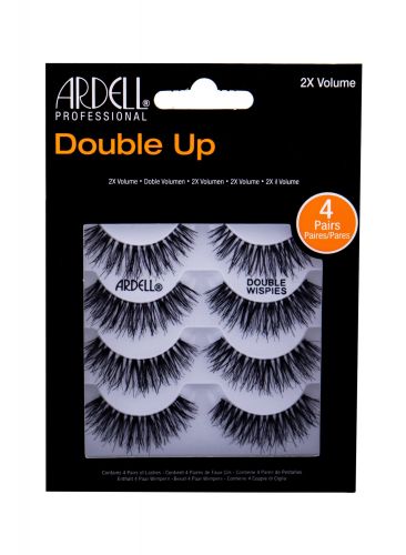 Ardell Double Up, Wispies, dirbtinės blakstienos moterims, 4pc, (Black)